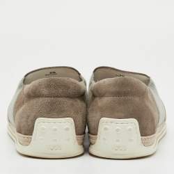 Pre Owned Tod's Light Brown Suede Slip On Sneakers Size 44