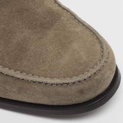 مملوكة مسبقًا Tod's Size 44 Brown Suede Penny Loafers