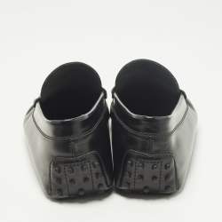 مملوكة مسبقًا حذاء لوفرز تودز إبزيم جلد أسود مقاس 41.5