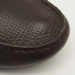 مملوكة مسبقًا Tod's Size 41 Dark Brown Leather Slip On Loafers