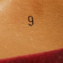 مملوكة مسبقًا Tod's City Gommino Size 42 Burgundy Suede Loafers