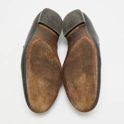 Pre Owned حذاء لوفرز تودز سليپ أون جلد أسود مقاس 41