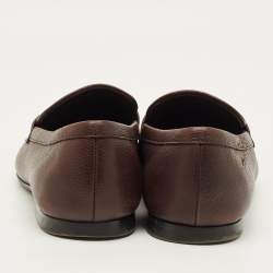 مملوكة مسبقًا حذاء لوفرز تودز سليپ أون جلد أسود مقاس 41