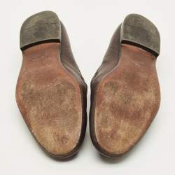 مملوكة مسبقًا حذاء لوفرز تودز سليپ أون جلد أسود مقاس 41