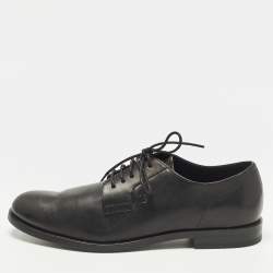 Pre Owned Tod's Size 42.5 Black Leather Derby