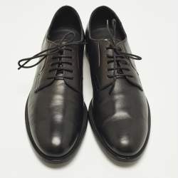 Pre Owned Tod's Size 42.5 Black Leather Derby