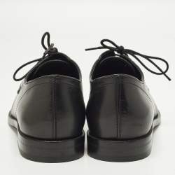Pre Owned Tod's Size 42.5 Black Leather Derby