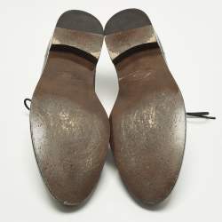 Pre Owned Tod's Size 42.5 Black Leather Derby