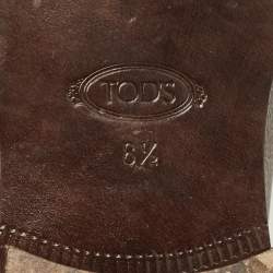 Pre Owned Tod's Size 42.5 Brown Leather Brogue Derby