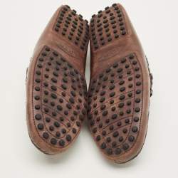 مملوكة مسبقًا Tod's Size 43 Brown Leather Penny Loafers