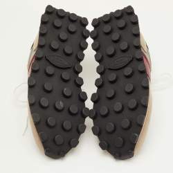 Pre Owned حذاء رياضي تودز منخفض القماش والجلد والشامواه متعدد الألوان مقاس 41.5