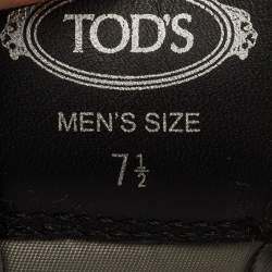 Pre Owned حذاء رياضي تودز منخفض القماش والجلد والش امواه متعدد الألوان مقاس 41.5