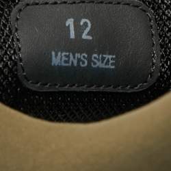 Pre Owned Tod's Size 47 Multicolor Canvas and Mesh Low Top Sneakers