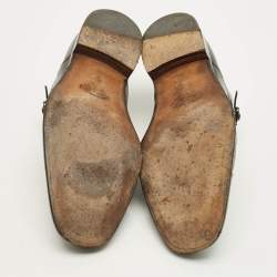 Pre Owned حذاء تودز سير مونيك قلاب أسود مقاس 44.5