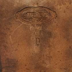 Pre Owned حذاء تودز سير مونيك قلاب أسود مقاس 44.5