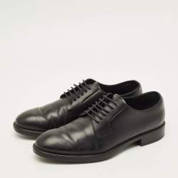 Pre Owned Tod's Size 43.5 Black Leather Lace Up Derby