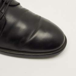 Pre Owned Tod's Size 43.5 Black Leather Lace Up Derby