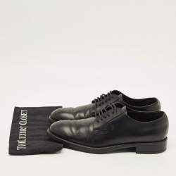 Pre Owned Tod's Size 43.5 Black Leather Lace Up Derby