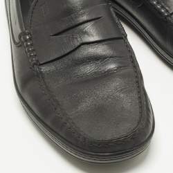 مملوكة مسبقًا Tod's Size 43 Black Leather Penny Loafers