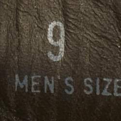 Pre Owned Tod's  Size 43 Dark Brown Brogue Leather Lace Up Derby