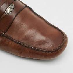 Pre Owned Tod's Size 43 Brown Leather Driver Loafers