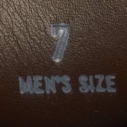 Pre Owned Tod's Gommino Size 41 Brown Leather Slip On Loafers