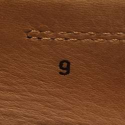 Pre Owned Tod's Gommino Size 43 Black Leather Penny Loafers