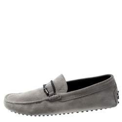 suede bit loafers