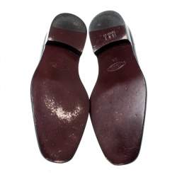 مملوكة مسبقًا حذاء لوفرز تودز بيني جلد أسود مقاس 40