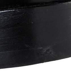 مملوكة مسبقًا حذاء لوفرز تودز بيني جلد أسود مقاس 40