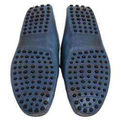 Pre Owned Tod’s Blue Leather Penny Loafers Size 42.5