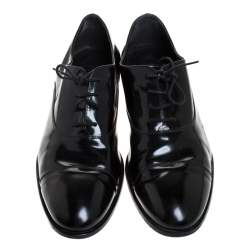 Tod's Black Leather Lace Up Oxford Size 45