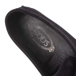 Pre Owned Tod’s Dark Blue Suede Penny Loafers Size 44