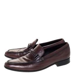 Tod's Brown Leather Gommino Loafers Size 41