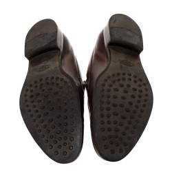 Tod's Dark Brown Leather Penny Loafers Size 42.5