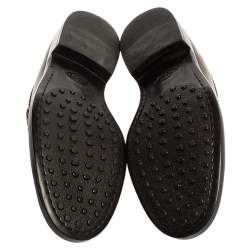 Tod's Brown Leather Slip on Loafers Size 41