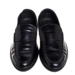 Tod's Black Patent Leather Penny Loafers Size 39.5