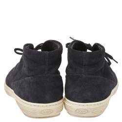 Tod's Black Suede Desert Ankle Boots Size 40