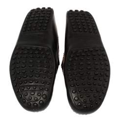 Tod's Black Leather Penny Loafers Size 43