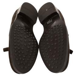 Pre Owned حذاء لوفرز تودز سليب أون شراشيب سويدي بني مقاس 43