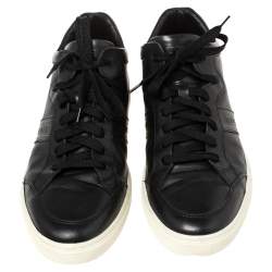 Pre Owned حذاء رياضي تودز أزرق كحلي بعنق منخفض مقاس 44.5