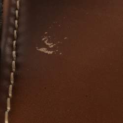 Pre Owned Tod's Black/Grey Leather Logo Embellished Slide Sandals Size 45