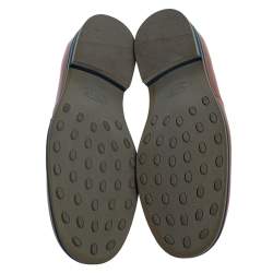 Pre Owned حذاء لوفرز تودز سليب أون جلد بني فاتح مقاس 41