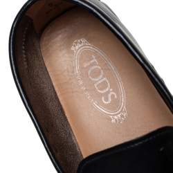 Tod's Black Leather Slip on Loafer Size 43