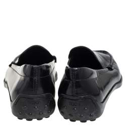 Pre Owned حذاء لوفرز تودز جلد أسود سليب أون مقاس 36