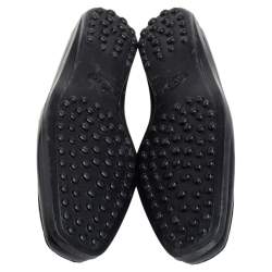 Pre Owned حذاء لوفرز تودز جلد أسود سليب أون مقاس 36