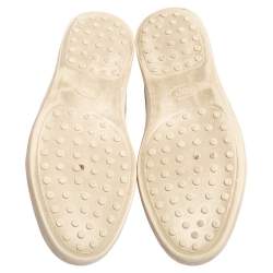 Pre Owned حذاء رياضي تودز رباط سويدي بني مقاس 41.5