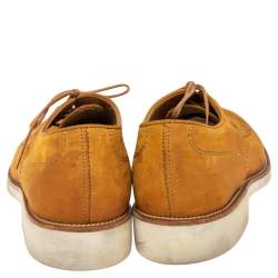 Tod's Yellow Nubuck Leather Lace Up Oxfords Size 43