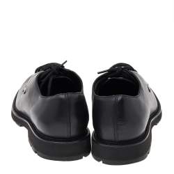 Tod's Black Leather Lace Up Oxfords Size 39.5