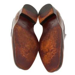 حذا�ء لوفرز تودز جلد بني سليب أون سير بيني مقاس 42.5